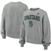 Michigan State Nike Women's Retro Fleece Crew